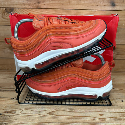 Nike Turnschuhe Damen Größe UK 5 Air Max 97 Orange Vintage Koralle Laufen Fitnessschuhe
