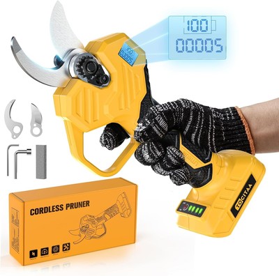 Cordless Electric Pruning Shears for Dewalt 20v Battery, TOCiTAA Portable Pruner
