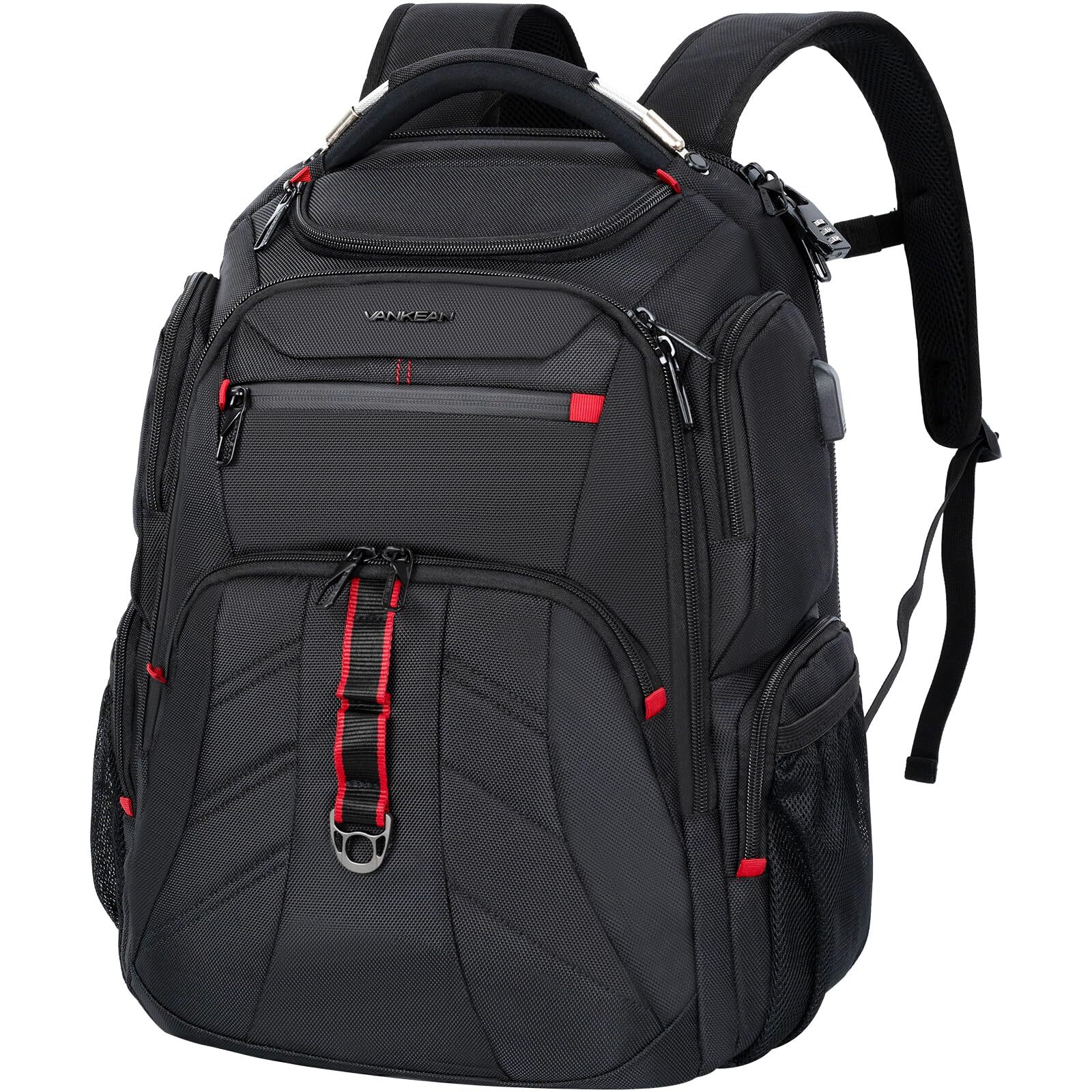 17.3 Inch TSA-Friendly Waterproof Anti-Theft Large Travel Laptop Backpack
