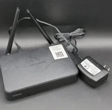 Netgear AC750 WiFi Router R6020 With Dual Antennas & Power Adapter Bundle-Works