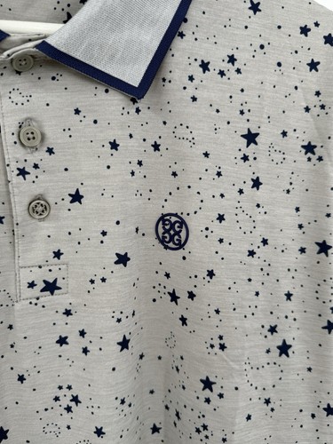 Polo G/FORE modello costellazione uomo grande golf manica corta elasticizzata - Foto 4 di 6