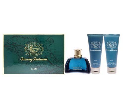 Tommy Bahama Martinique 3 Pc Gift Set for Men - 3.4 oz EDC + 3.4 oz A/S+H/S/G - Picture 4 of 7