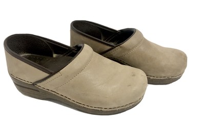 beige dansko clogs