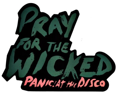 Panic at the Disco Pray for the Wicked Sticker Decal Pop Rock emo alternative 