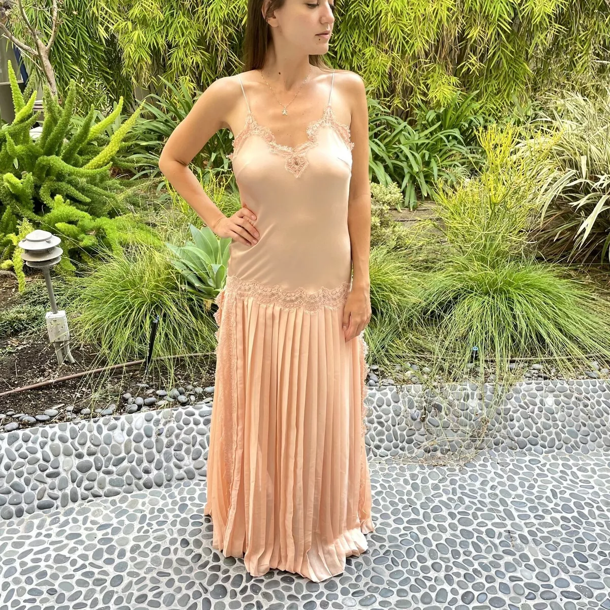 Alberta ferretti silk dress clearance