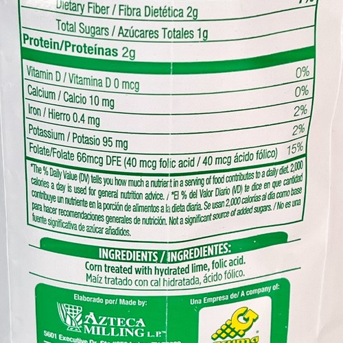 Maseca Instant Corn Masa Flour Mexican Gluten-Free Kosher Bag 4lb Sealed New - Picture 10 of 12
