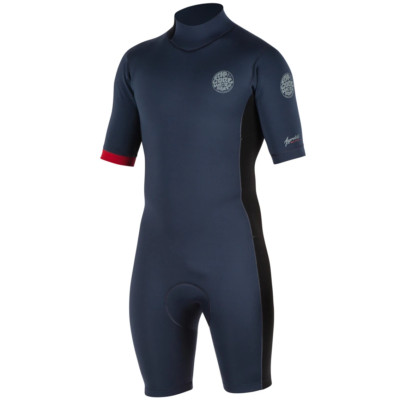 Mens Rip Curl AGGROLITE SS 2MM Kitesurf Windsurf Surf Sup Short Suit