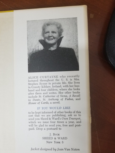 Sheed and Ward - St. Brigid of Ireland by Alice Curtayne (HC, 1954) - Picture 11 of 15