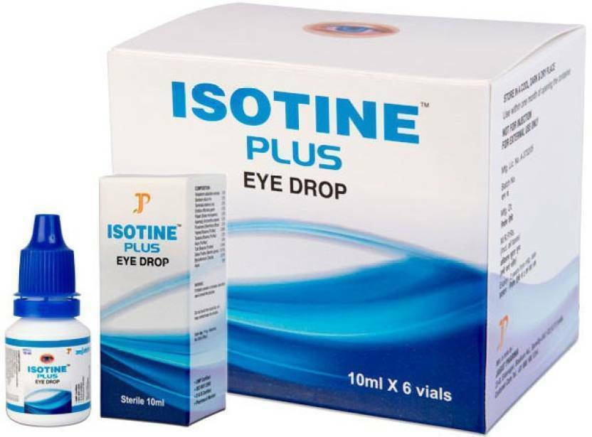 6 X Isotine Plus Ayurvedic Krople do Oczu 10ml