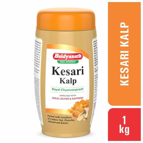 Baidyanath Kesari Kalp Royal Chyawanprash - with Gold, Silver and Saffron 1KG - Picture 5 of 5