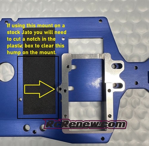 RCR MODS Traxxas Jato aluminum Big Block engine mount .21 .28 .32 LRP or any - Picture 4 of 4
