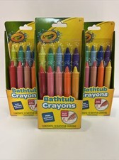 Crayola Bathtub Crayons - 10 Assorted Colors Pack of 3 Brand New Factory Sealed