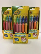 Crayola Bathtub Crayons - 10 Assorted Colors (Pack of 3)Brand New Factory Sealed