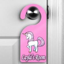 Türhänger Einhorn personalisiert, Kinder/Kinderzimmer Türschild Türhänger