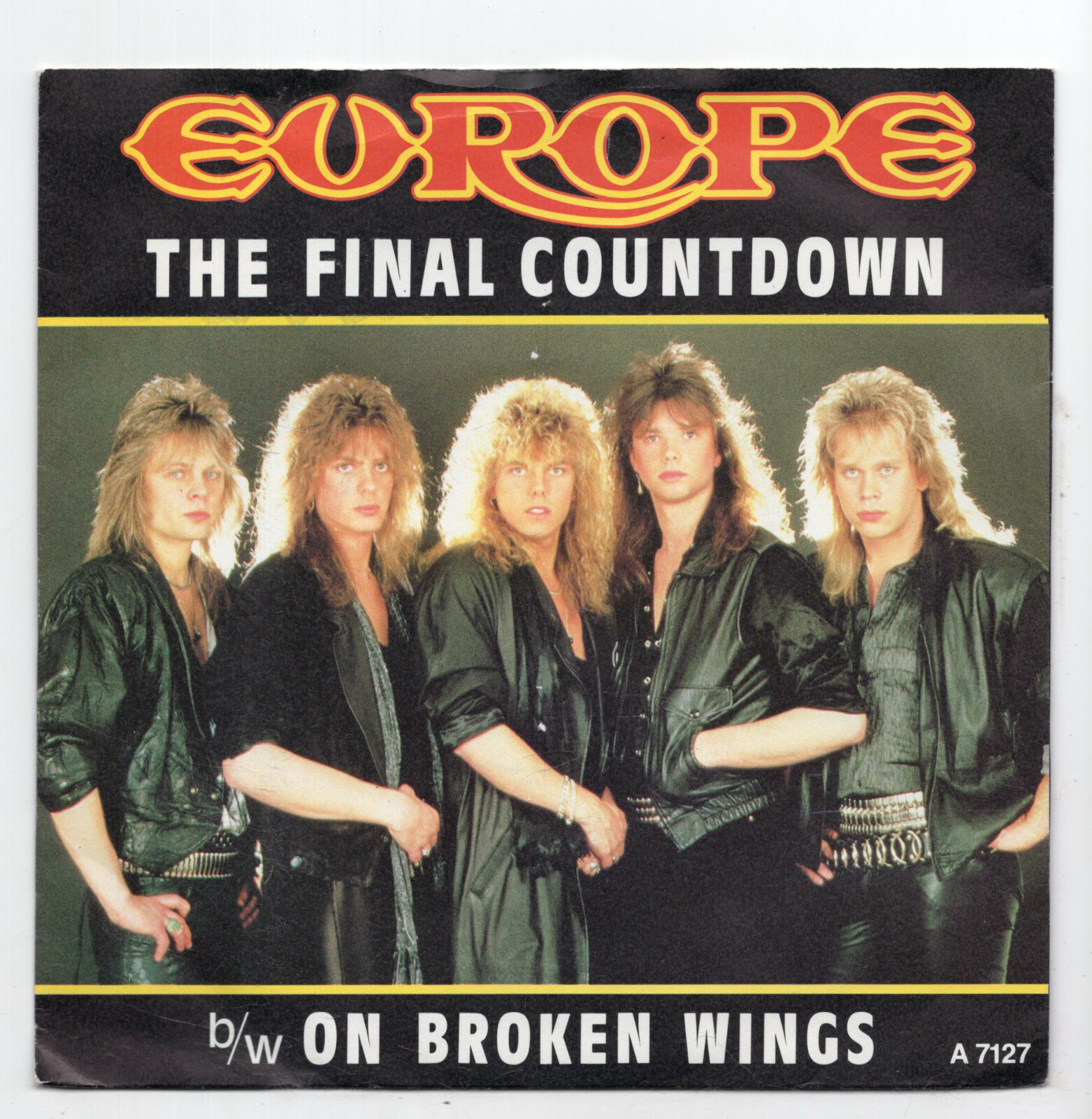 (C33) Europe, The Final Countdown - 1986 - 7"" vinyl
