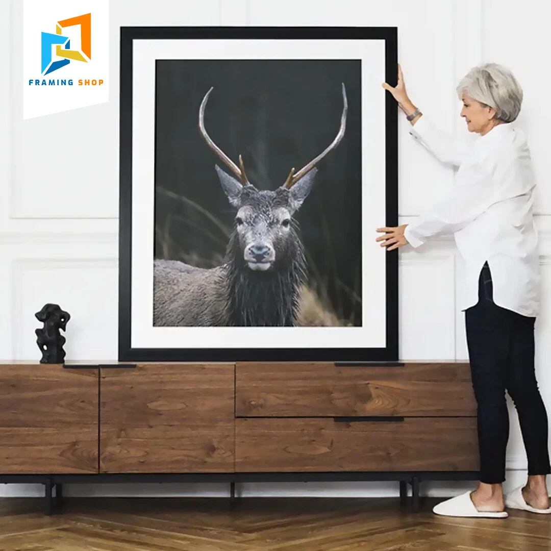 Picture Photo Frame Large Poster Frames Black White Oak Wood Effect | eBay