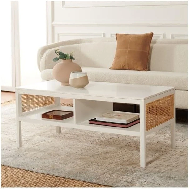 Mesa Home Collection COF5002, Blanca/Natural Foto 2 de 4