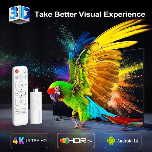 Ulepszony H96 MAX H313 Mini TV Stick Android 14 Smart TV Box Android 14 BT 4K HD - Zdjęcie 10 z 25