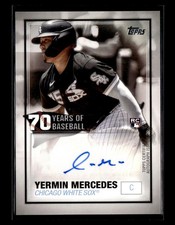 2021 Topps #70YA-YM Yermin Mercedes 70 Years of Baseball Autographs