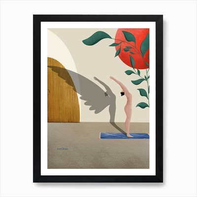Dear Me Kunstdruck gerahmt Wandbild Poster Leinwanddruck Bild