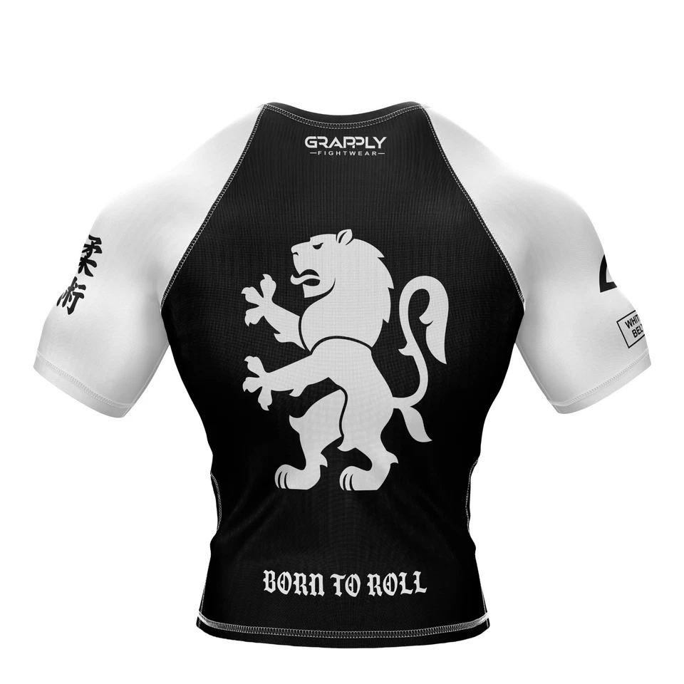 BJJ White Rank Rashguard BJJ NoGI Rashguard Jiujitsu MMA Training Club Rashguard - Image 4 of 4