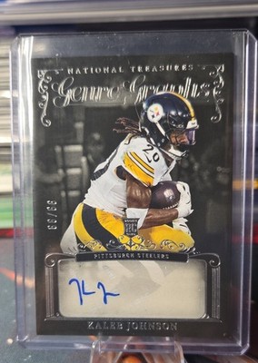 2025 Panini National Treasures - Genre Graphs Kaleb Johnson #GG-KJN /99 