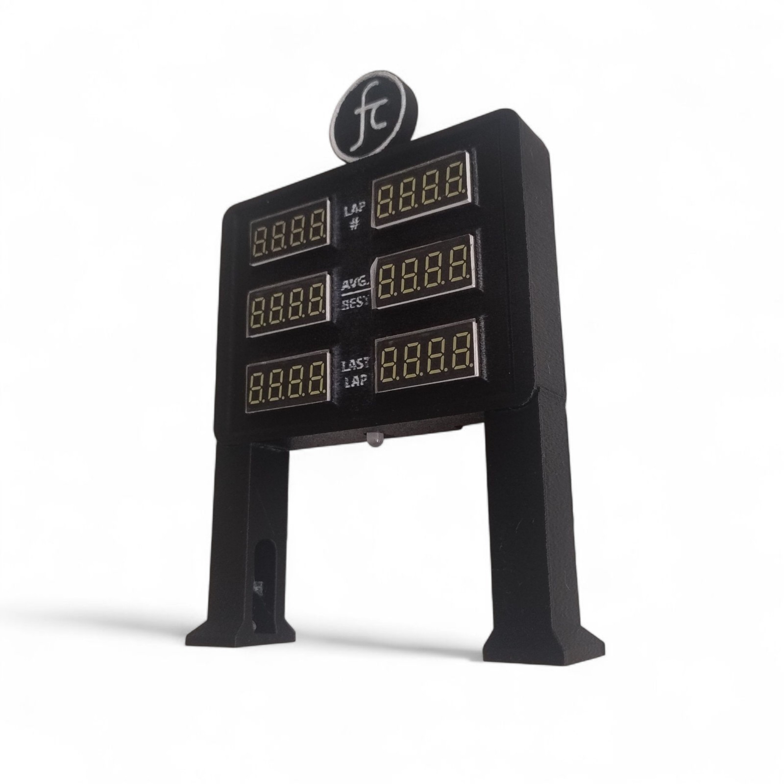 HO Slot Car Lap Counter And Timer: Lap Counter, Lap Avg., Best Lap, & Last Lap.