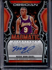 2024-25 Panini Obsidian Nick Van Exel Magmatic Signatures Auto #/149 Lakers