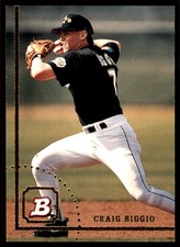 Craig Biggio 1994 Bowman #390 Houston Astros MLB READ FREE SHIPPING AutographDen