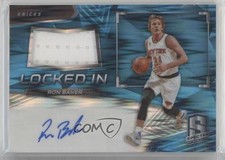 2016 Panini Spectra Locked In Memorabilia Neon Blue 32/99 Ron Baker #26 Auto oh4