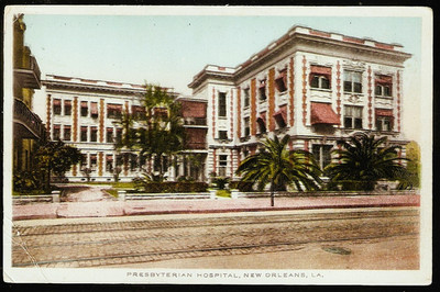 Presbyterian Hospital Postcard New Orleans La SH Kress