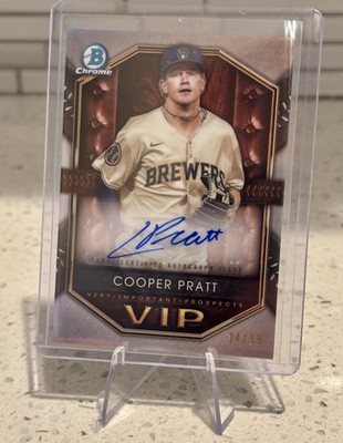 2025 Bowman VIPs Very Important Prospects Auto /99 Cooper Pratt #VIP-CP Auto