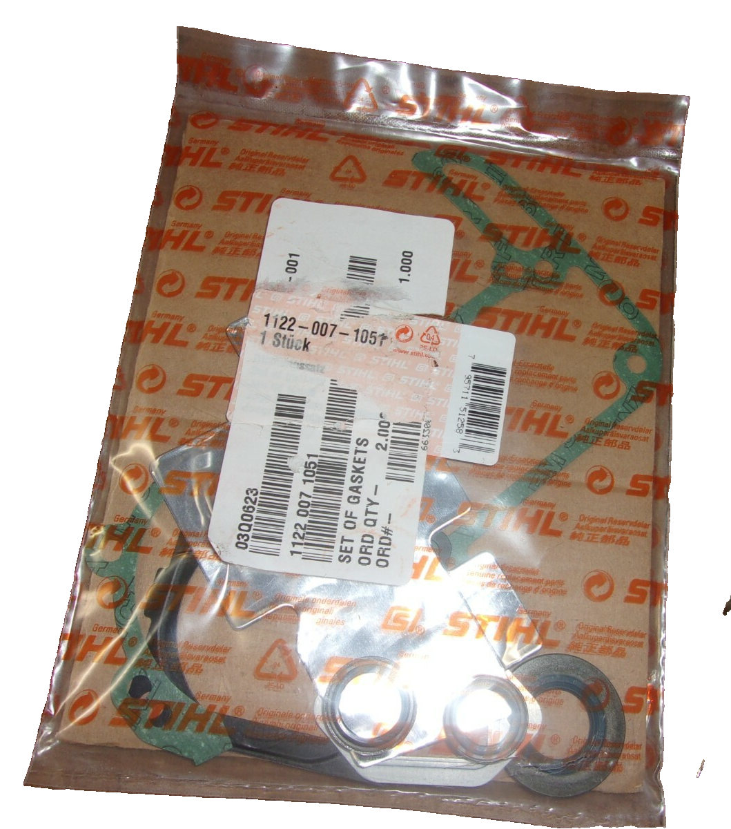 Stihl Gasket Set Crankshaft Seals OEM 064 640 Early 066 1122-007