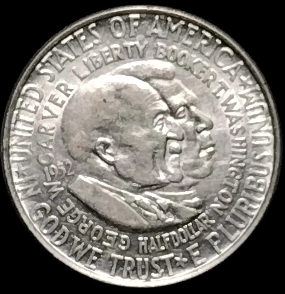 USA 1952 Washington-Carver Commemorative Half Dollar C25-  473 - Image 3 of 4