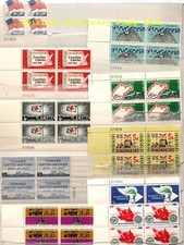 Plate Block Stamps: 10 USA 5  40 Postage sTamps 11-764 