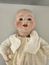 FRANZ SCHMIDT  Eye Bisque Head Doll 16" Vtg