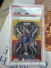 2021-22 Panini Prizm Cade Cunningham Red Yellow Choice POP 29