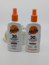 2 x MALIBU Sunscreen SPF 30 High Sun Protection Lotion Spray Cream 200 ml 27.48 per litre