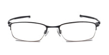 OAKLEY Transistor 22-148 51mm Polished Black Half-Rim Titanium Eyeglasses Frames
