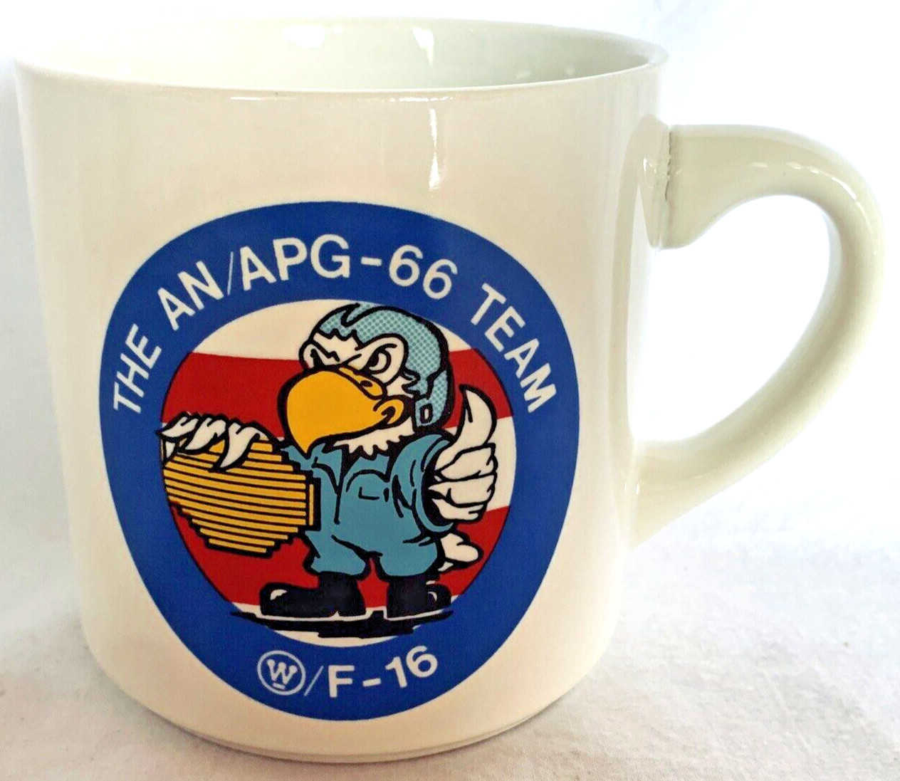 VTG MUG Westinghouse Radar AN/APG-66 Team Fighting Falcon Jet Wayne Ware 