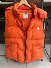 visvim moncler V gilet, sz3 Orange