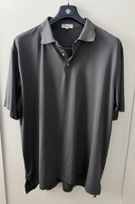 Peter Millar Summer Comfort Polo Shirt Mens XL Gray Performance Golf Stretch