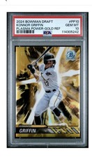 2024 BOWMAN DRAFT PLASMA POWER GOLD REFRACTOR #PP10 KONNOR GRIFFIN 6/50 PSA 10