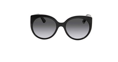 Gucci Cat Eye Black/Grey 55 mm Ladies Sunglasses GG0325S 001