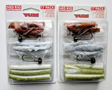 (Set of 2) YUM Ned Rig Essentials Kit (17 Piece) 34 Pieces Total In Set New