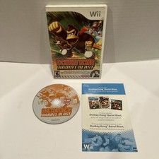 Donkey Kong Barrel Blast (Nintendo Wii, 2007) Game And Case