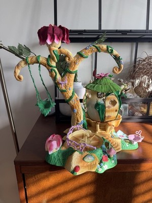 Disney Fairies Tinkerbell Pixie Hollow Tree House Teapot Playset 2006 VERY RARE