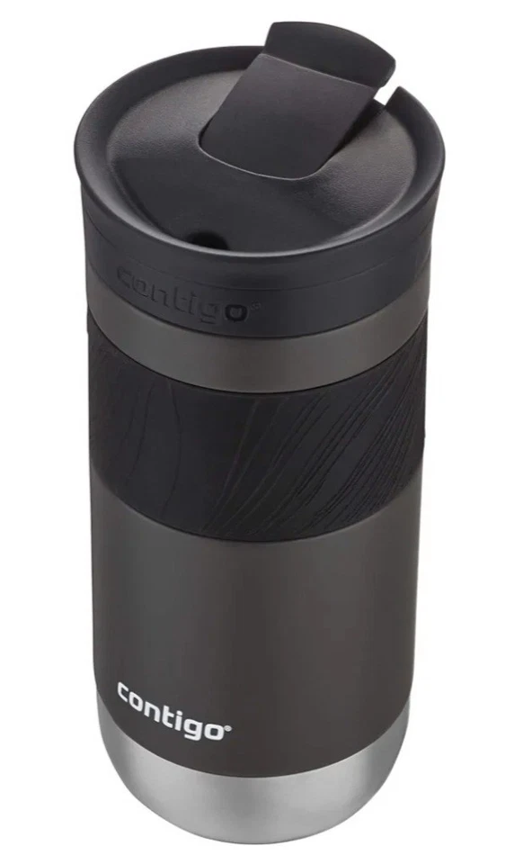 Contigo 2-Pack Insulated Stainless Steel Travel Mug w/ Grip 16 oz - Sake/Juniper - Image 4 of 4