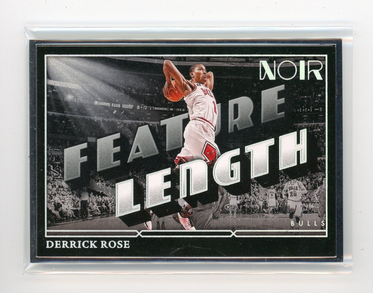 2024-25 Panini Noir Basketball DERRICK ROSE Feature Length #d 18