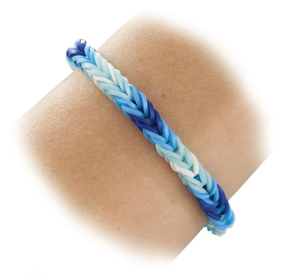 folia 331593 - Rubber Loops Mix, 500 Gummibänder, inklusive 25 stück - Clips ... - Bild 2 von 4